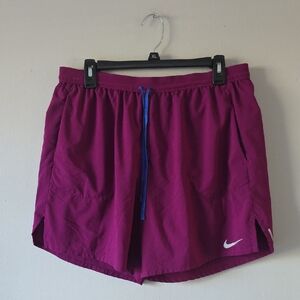 Nike Women's Magenta Dri-fit Athletic Shorts Size XL